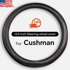 Golf Cart Steering Wheel Cover For Cushman 13.5-14" Leather Non-slip Black & Red New. Price: $32.99.