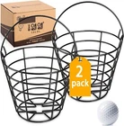 10L0L Metal Basket With Handle, Container, Holds 50 Balls New. Price: $26.99.