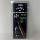 Callaway Premium Golf Club / Shoe Brush Spring Loaded Retractable Cord New. Price: $18.25.
