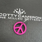 Scotty Cameron Pink Peace Sign Key Fob - Gallery New. Price: $48.00.