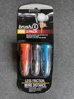 New Brush-t Pro Golf Combo Tees 3-PACK Less Friction More Distance. Price: $14.99.