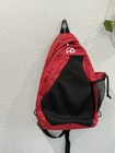 Infinite Discs Slinger Bag Golf Backpack, 6-12 Red Black Used. Price: $34.98.