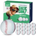 Sporty Body Baseball-style Golf Balls Set Of 12, 1.68", White, Red, Grey New. Price: $64.99.