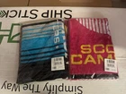 2 Brand New Scotty Cameron Player's Towels, Optical Art Circle & Serape. Price: $99.99.