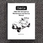 Gas Cart Service Repair Manual Fits 1988 - 1991 Club Ds Golf Mai 3G New. Price: $26.57.