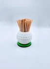 Golf Ball Toothpick Holder, Perfect For Dad, The Bar Scramble Decorations.... New. Price: $12.04.