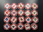 Nhl Hockey Team Logo (20) Poker Lot Fan Souvenir Collector Red Chips New. Price: $32.88.