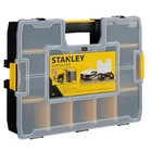Stanley Plastic Storage Organizer Carry Parts Box 14 Adjustable Compartments New. Price: $29.50.
