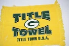 Vtg Nfl Green Bay Packers Rally Towel Football Title Mcarthur Usa Used. Price: $12.50.