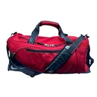Nike Training Large Duffel Bag 25" Red Sports Travel Shoe Storage Zip Pockets Pre-owned. Price: $32.99.