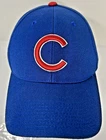 Baseball Hat Chicago Cubs Team Mlb Cap Blue Red Logo Adjustable Play Used. Price: $7.98.