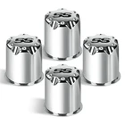 Cartclan Golf Ss Wheel Center Caps 2.65" Bore Rim Ezgo Chrome 4-PACK New. Price: $49.32.
