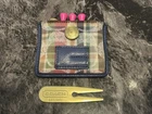 Coach Golf Tee Holder With Divot Tool And Ball Marker Used. Price: $28.50.