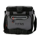Titan By Arctic Zone Zipperless Soft Sided Cooler With 16 Can, Sharkskin Gray New. Price: $72.99.