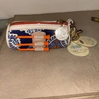 Spartina 449 Daufuskie Island Golf Ball/ Tee Holder Navy, Leather & Linen Nwt New. Price: $21.50.