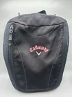 Callaway Golf Shoe Bag Black Vented Travel Case Dual Zippers Handle Nylon Padded Pre-owned. Price: $19.99.