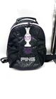 Ping Golf Backpack Black Gray Purple Sleeve Two Pockets & Bottle Water Space Used. Price: $19.99.