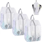 Shoe Bags For Travel 3 Pack 1 Size Double-sided Zipper & Wome New. Price: $22.49.
