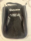 Taylormade Performance Golf Shoe Bag Black Red Dual Zip Travel Accessories Used. Price: $16.00.