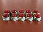 Vintage Red Nylon Cap End Nut Lot (10) Automobile Trim Hardware 9/16" New. Price: $18.99.
