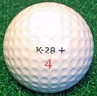 Vintage Wilson K-28+ Golf Ball #4. Price: $66.68.