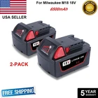 2PCS For Milwaukee M18 Lithium Ion Xc 7.0AH Extended Capacity Battery 48-11-1860 New. Price: $69.00.