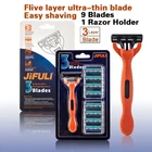 10 Pcs Set Men's Razor With Dual Lubrication Precision Trimmer Comfortable Shave New. Price: $9.95.