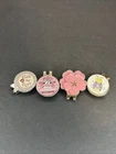 4 Magnetic Golf Hat Clip Ladies 2PC Ball Marker Set Kiss My Putt Floral Bee Pga Used. Price: $14.99.