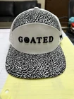 Goated Golf Adjustable Snapback Hat White/black Logo Polyester New. Price: $25.00.