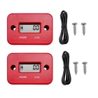 Gasedin 2 Pcs Inductive Hour Meter, Waterproof 3V Vehicle Red New. Price: $20.20.
