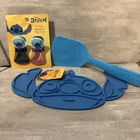 Disney Stitch Kitchen LOT/2 Bag Clips, Turner & Silicone Trivet New. Price: $13.99.