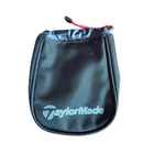 Taylormade Golf Valuables Pouch Black Drawstring Accessory Bag Zipper Pocket Used. Price: $15.30.