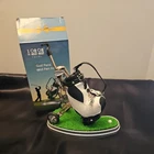Holder 10L0L Golf Bag With 2 Pens, Silver Clubs. Never Used. Price: $8.99.