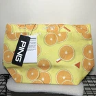 Ping Golf Fresh Fruit Orange Pattern Tote Bag Round Drawstring Sp New. Price: $79.52.