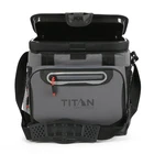 Titan By Arctic Zone Deep Freeze Cooler - 16 Can, Sharkskin Gray New. Price: $81.39.