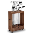 27 Hole Golf Club Stand Holder Wooden Organizer Putter Display Rack Drawer New. Price: $122.06.