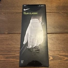 Nike Tour Classic Mens Golf Glove White Leather Medium Left Hand CK0172-161 New. Price: $30.00.