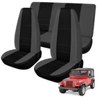 Kistrba Seat Covers Compatible Jeep Wrangler Yj 1987-1996 Full Set Back Door New. Price: $245.33.