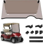 10L0L Tinted Golf Cart Windshield For Ezgo Rxv 2008-UP, Folding Down Windscreen New. Price: $119.99.
