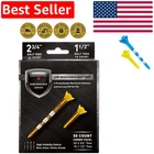 Assorted Low Resistance Golf Tees 3/4'' & 1/2'' - Maximize Your Distance! New. Price: $27.89.