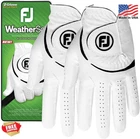 Footjoy Weathersof 2-PACK Golf Glove X-large Left White Adult New. Price: $38.99.