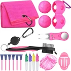 18 Pcs Pink Golf Accessories Kit Include Marker Balls Holder Club Groo New. Price: $26.63.
