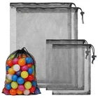 4 Pcs Mesh Drawstring Bag, Black Nylon Golf Ball Storage Bags, Multipurp... New. Price: $10.76.