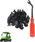 50PCS Golf Cart Tree Rivets Clips And One Plastic Fastener Remover Universal Fit New. Price: $15.40.
