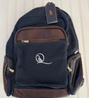Links & Kings Waxed Canvas And Leather Backpack Navy Quail Lodge Golf $270 Nwt New. Price: $64.99.