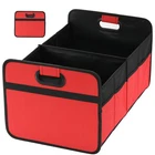Simple Deluxe Car Trunk Organizer, 2 Compartments Collapsible 1 Pack, Red New. Price: $17.97.