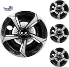 Golf Cart Hubcaps Covers For Ezgo Club Yamaha Wheels And Tir New. Price: $77.28.