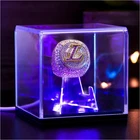 Championship Ring Display Case With Led Light, Uv-protected Clear Challenge C... New. Price: $22.51.
