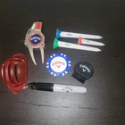 Callaway 4 In 1 Divot Tool, Golf Tees, Ball Marker Accessories Bundle New. Price: $24.00.