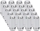 Pcs Wheel Lug Nuts Chrome Bulge Acorn 1/2-20 Closed End 1.9" Xl Tall 3/4" Hex New. Price: $21.99.